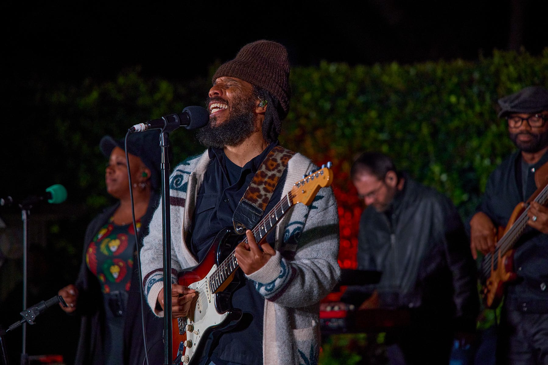 Los Angeles event photographer capturing live music performance at an outdoor event