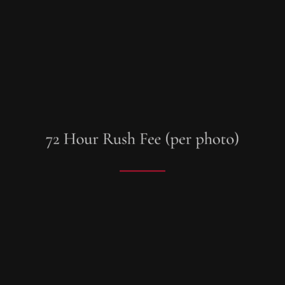 72 Hour Rush Fee (per photo)