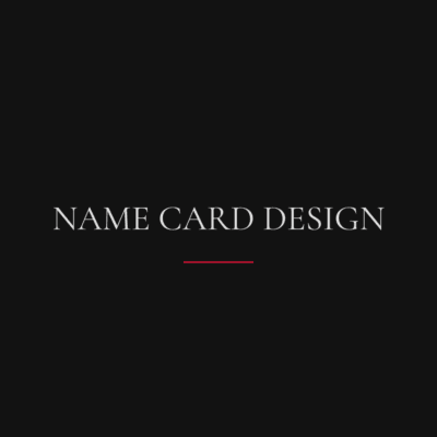 NAME CARD DESIGN